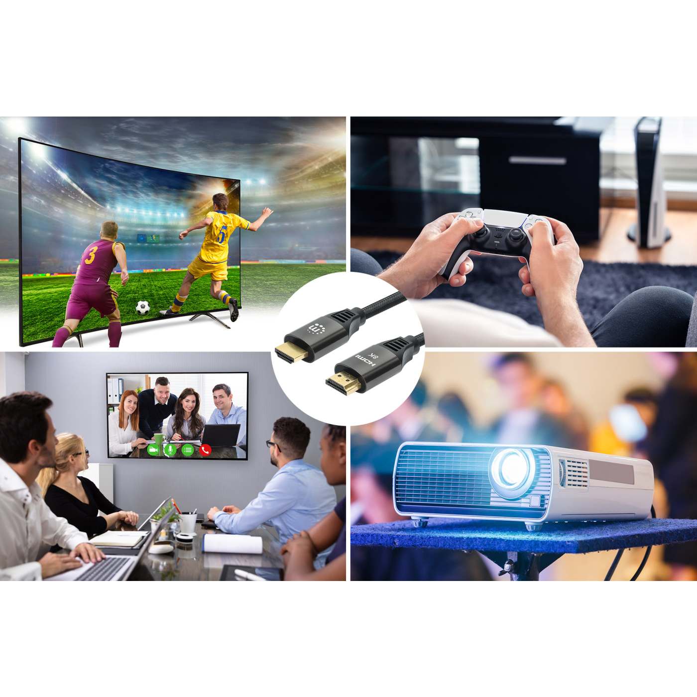 Cable HDMI Certificado de Ultra Alta Velocidad, 8K a 60 Hz o 4K a 120 Hz, con Ethernet Image 6