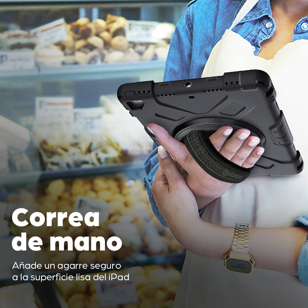 Funda rígida de uso rudo para iPad® de 10.2" (8ª y 9ª Gen)