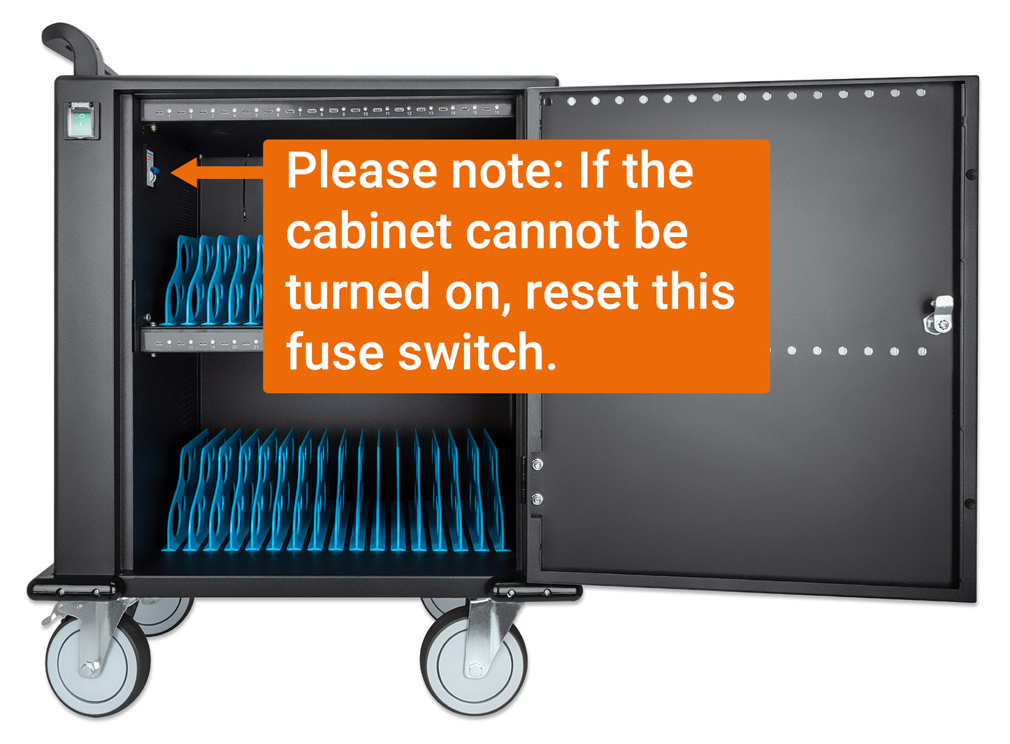 Gabinete de carga con 32 ptos USB-C (14") Image 9