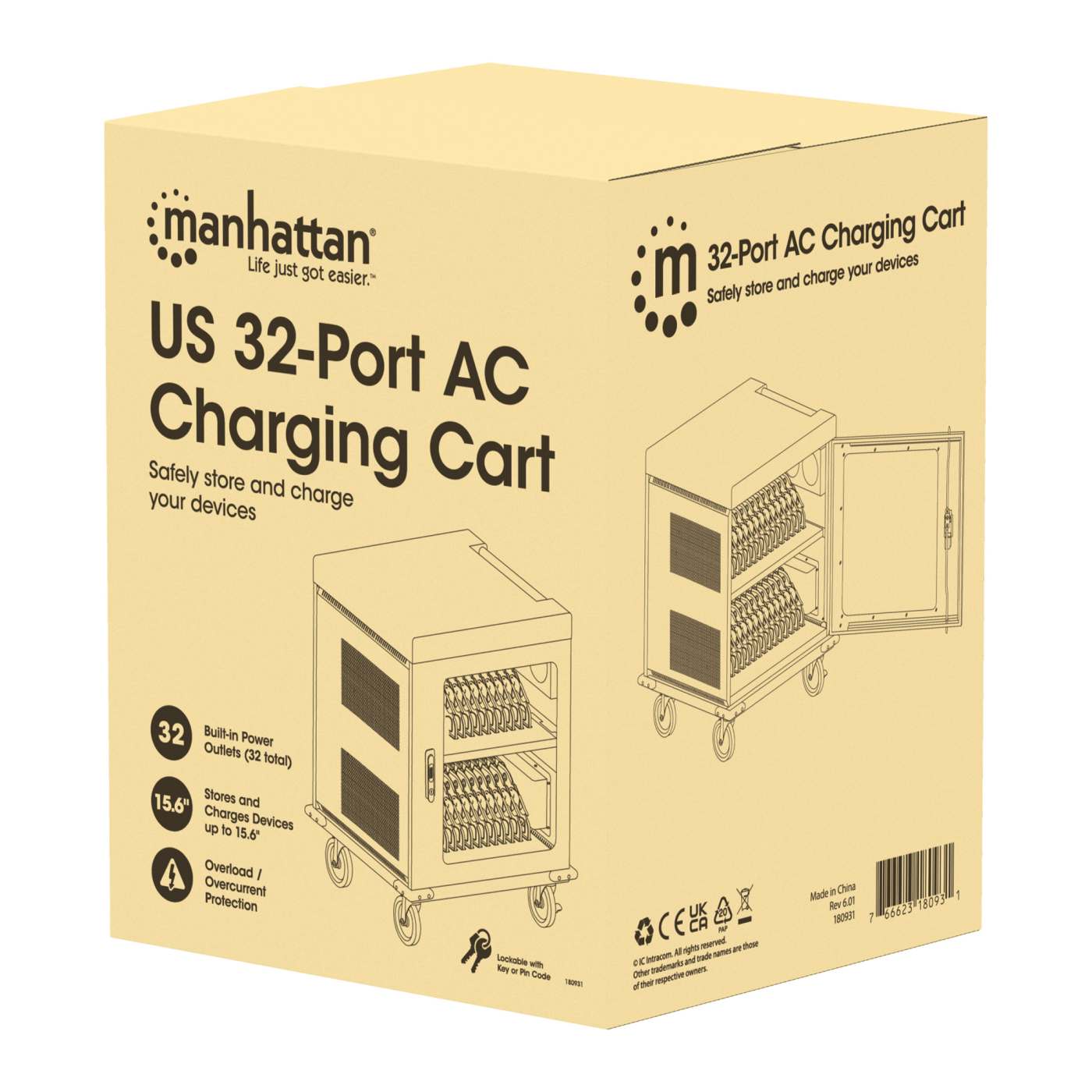 Carro de carga con 32 contactos de CA Packaging Image 2