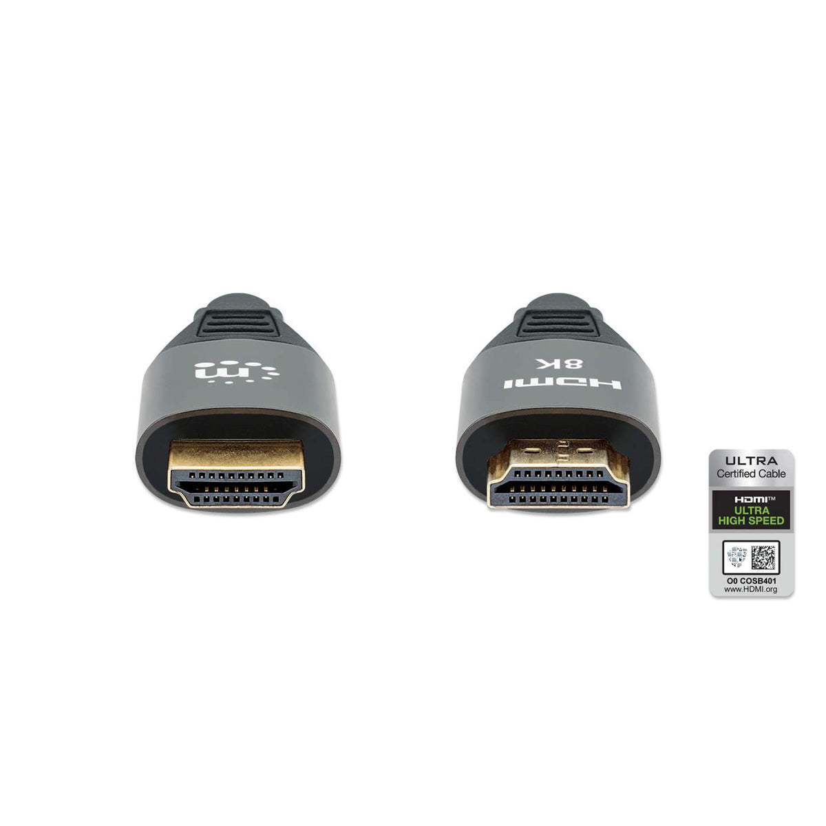 Cable HDMI Certificado de Ultra Alta Velocidad, 8K a 60 Hz o 4K a 120 Hz,  con Ethernet