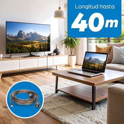 Cable de extensión activo USB de alta velocidad