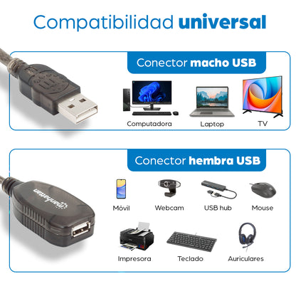 Cable de extensión activo USB de alta velocidad