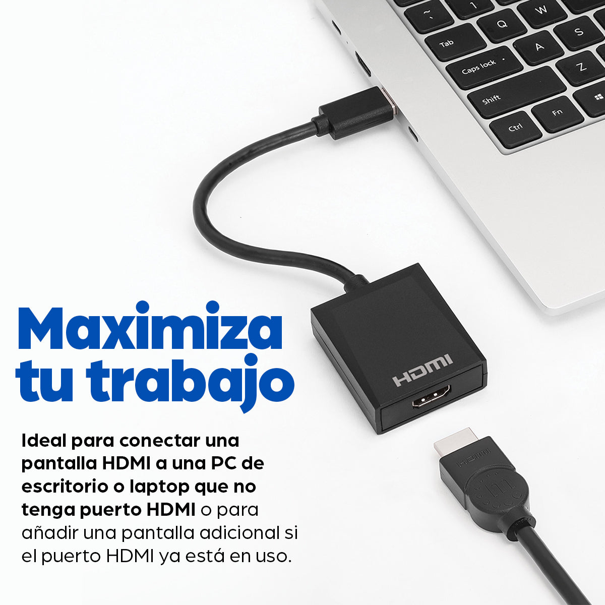 Convertidor de USB-A a HDMI 1080p