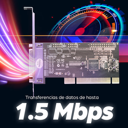 Tarjeta PCI con puerto Paralelo
