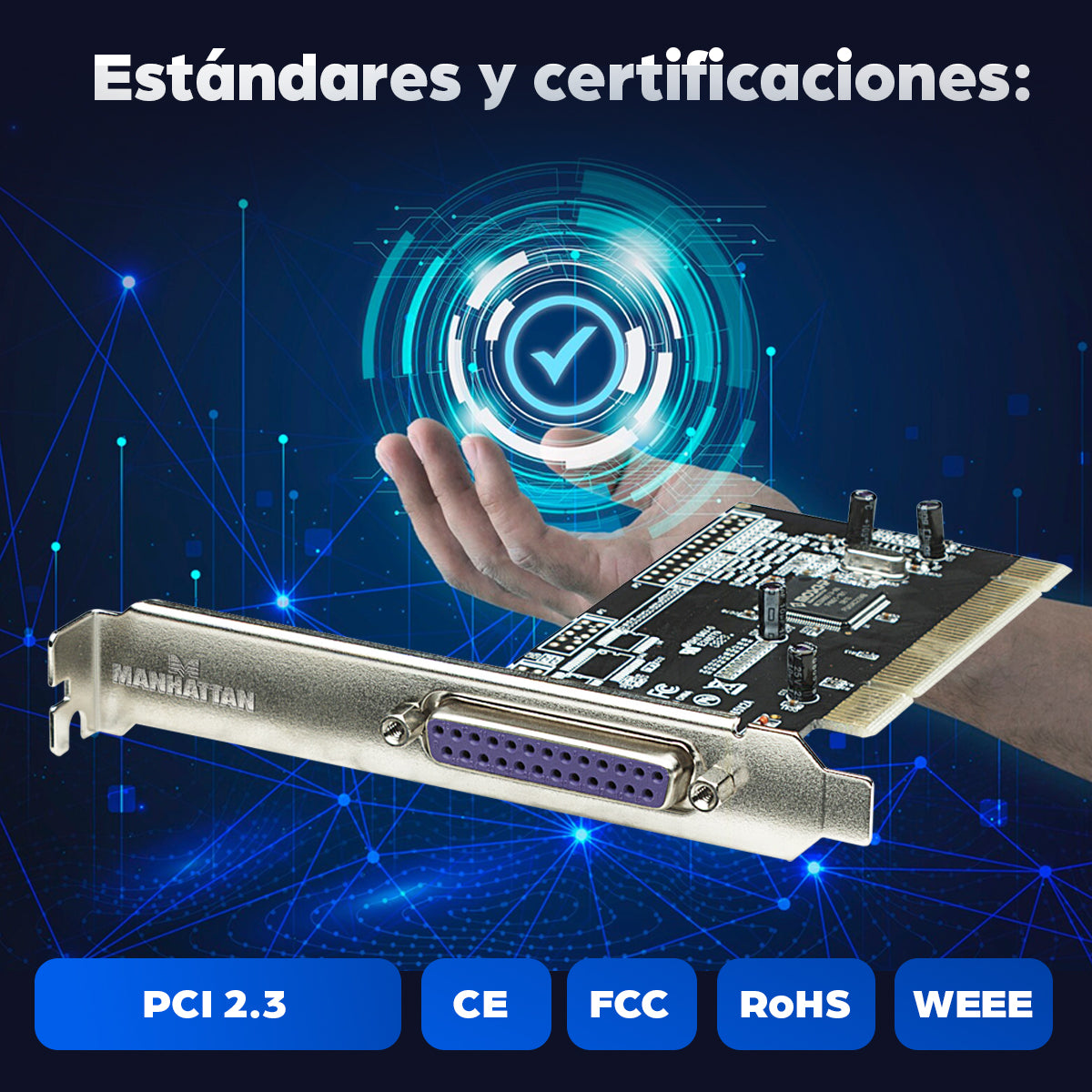 Tarjeta PCI con puerto Paralelo
