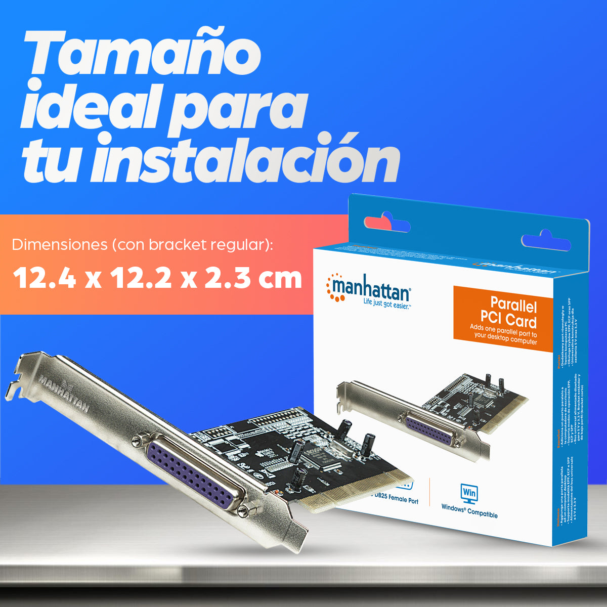 Tarjeta PCI con puerto Paralelo