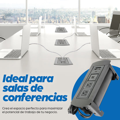 Caja de conexión para mesa