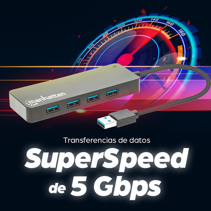 Hub USB con 7 puertos USB-A 3.2