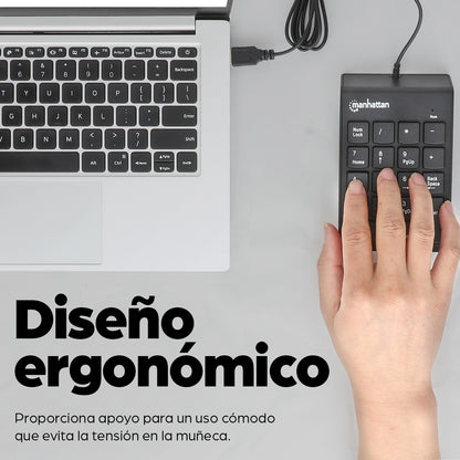 Teclado numérico alámbrico