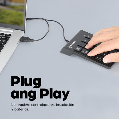 Teclado numérico alámbrico