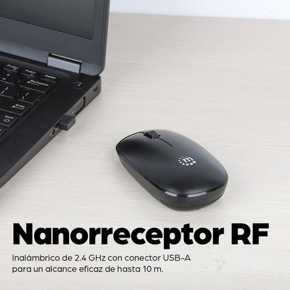 Mouse USB óptico inalámbrico MW3050