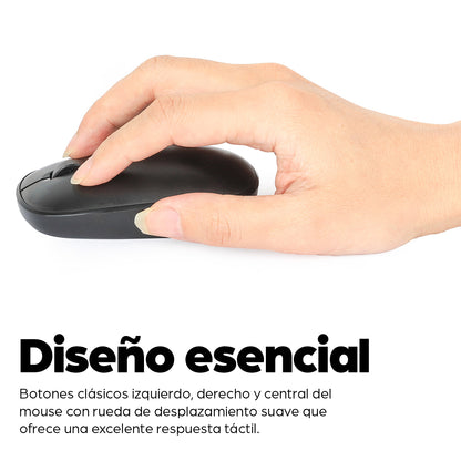 Mouse USB óptico inalámbrico MW3050