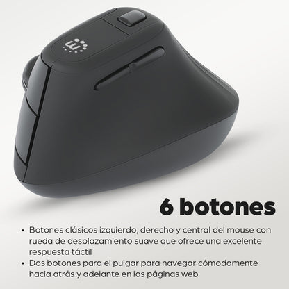 Mouse Ergonómico Vertical - Inalámbrico USB