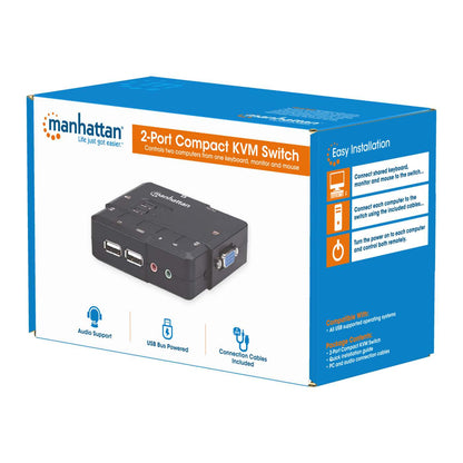 Switch KVM Compacto de 2 Puertos Packaging Image 2