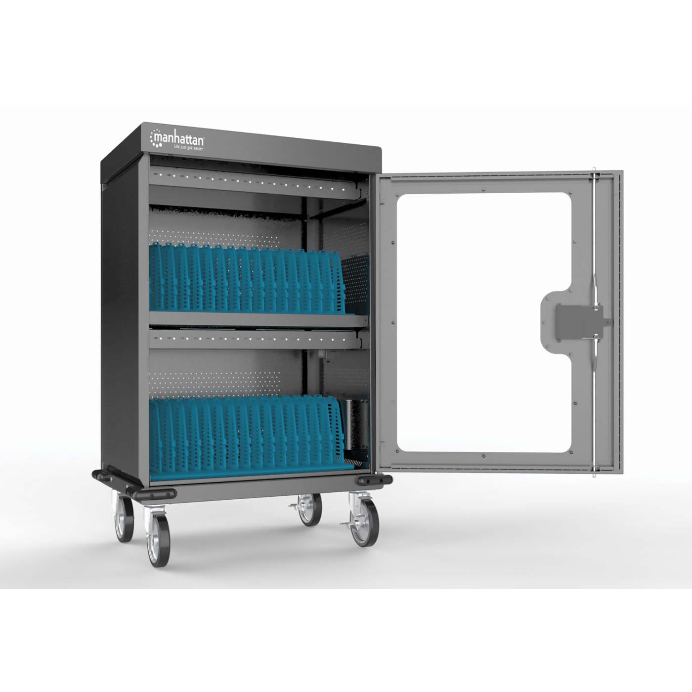 Carro de carga profesional con 32 puertos USB-C - 576 W Image 3