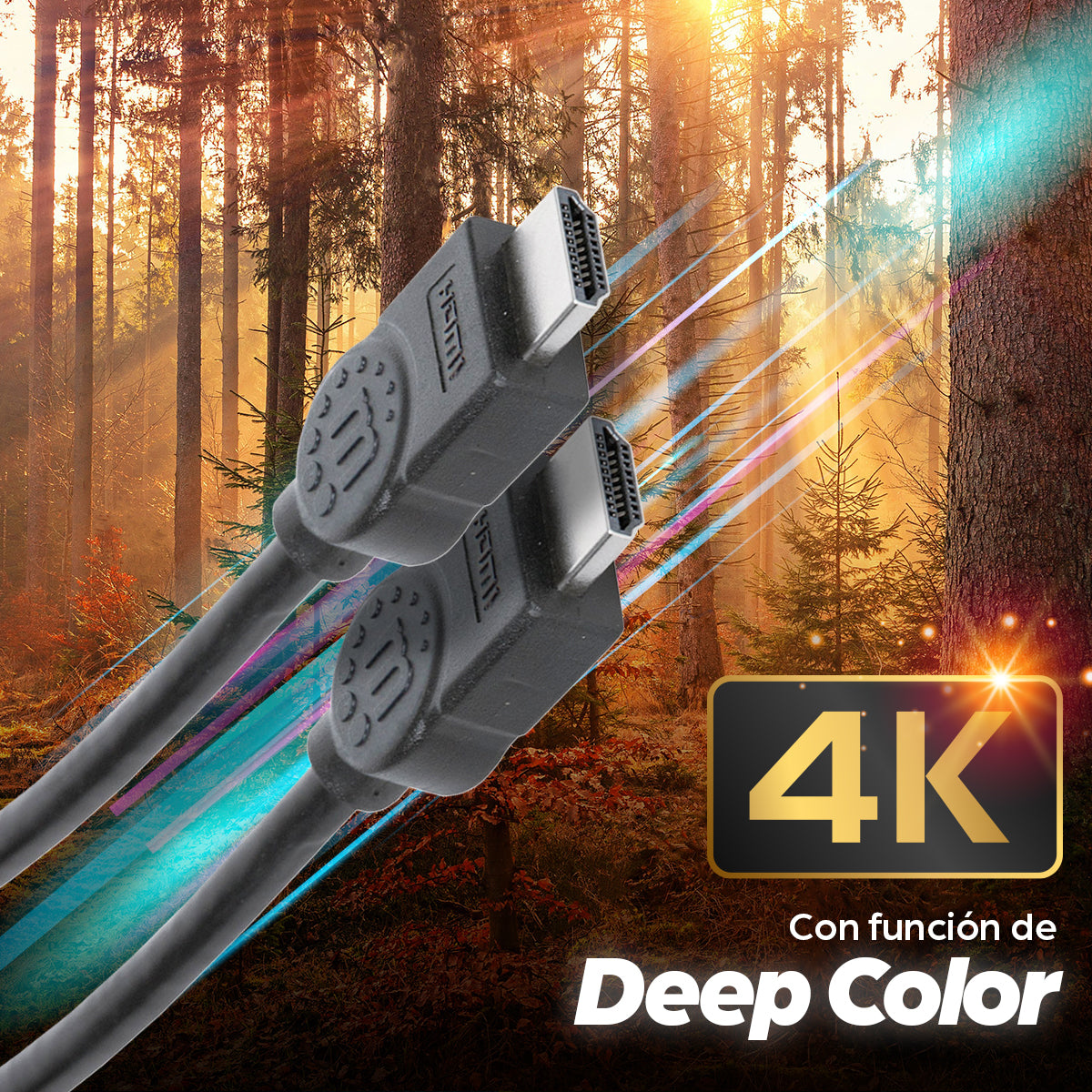 Cable HDMI de Alta Velocidad con Canal Ethernet