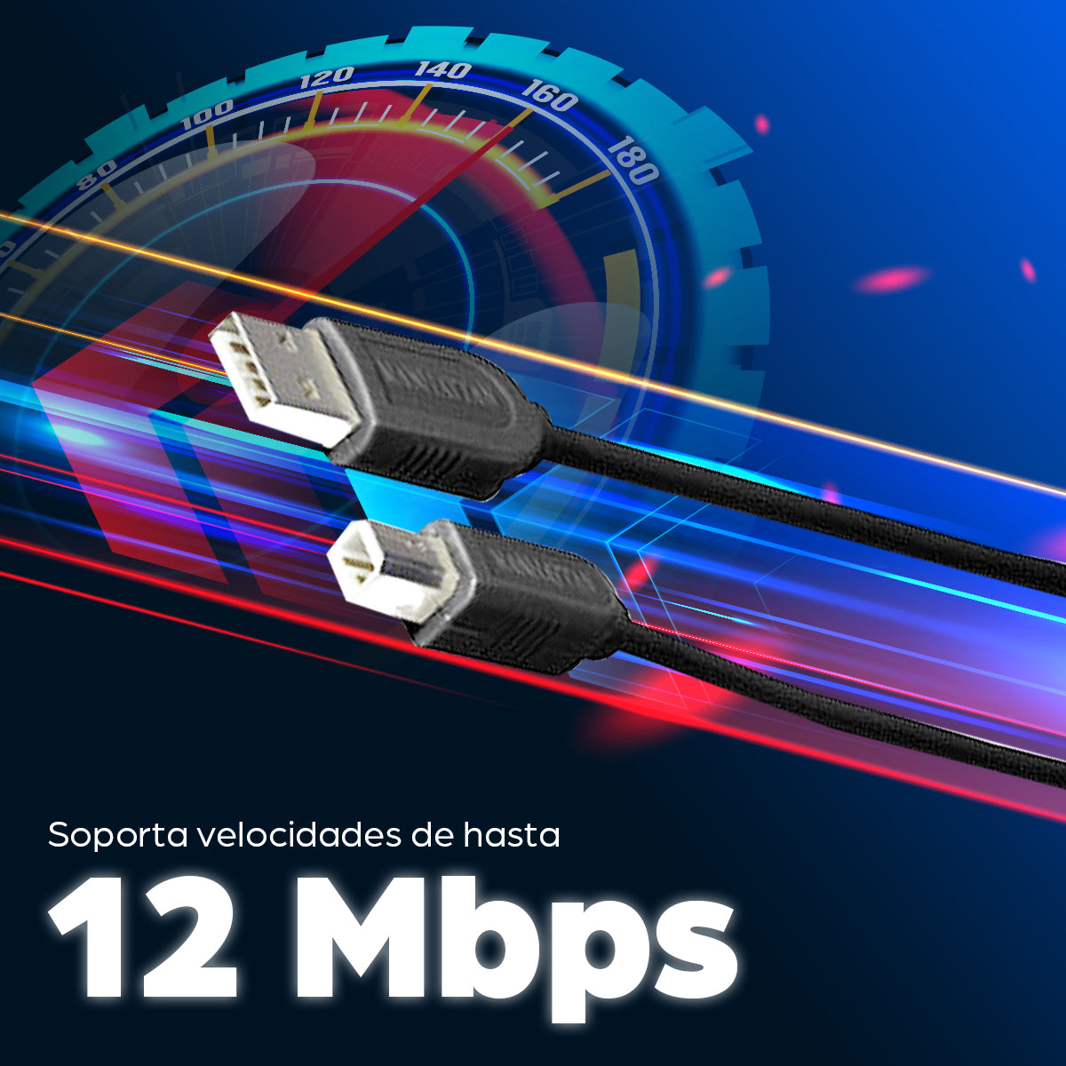 Cable USB de alta velocidad para dispositivos