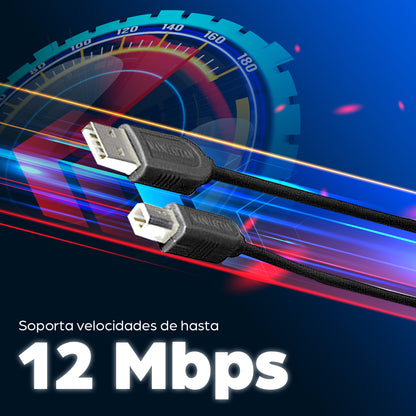 Cable USB de alta velocidad para dispositivos