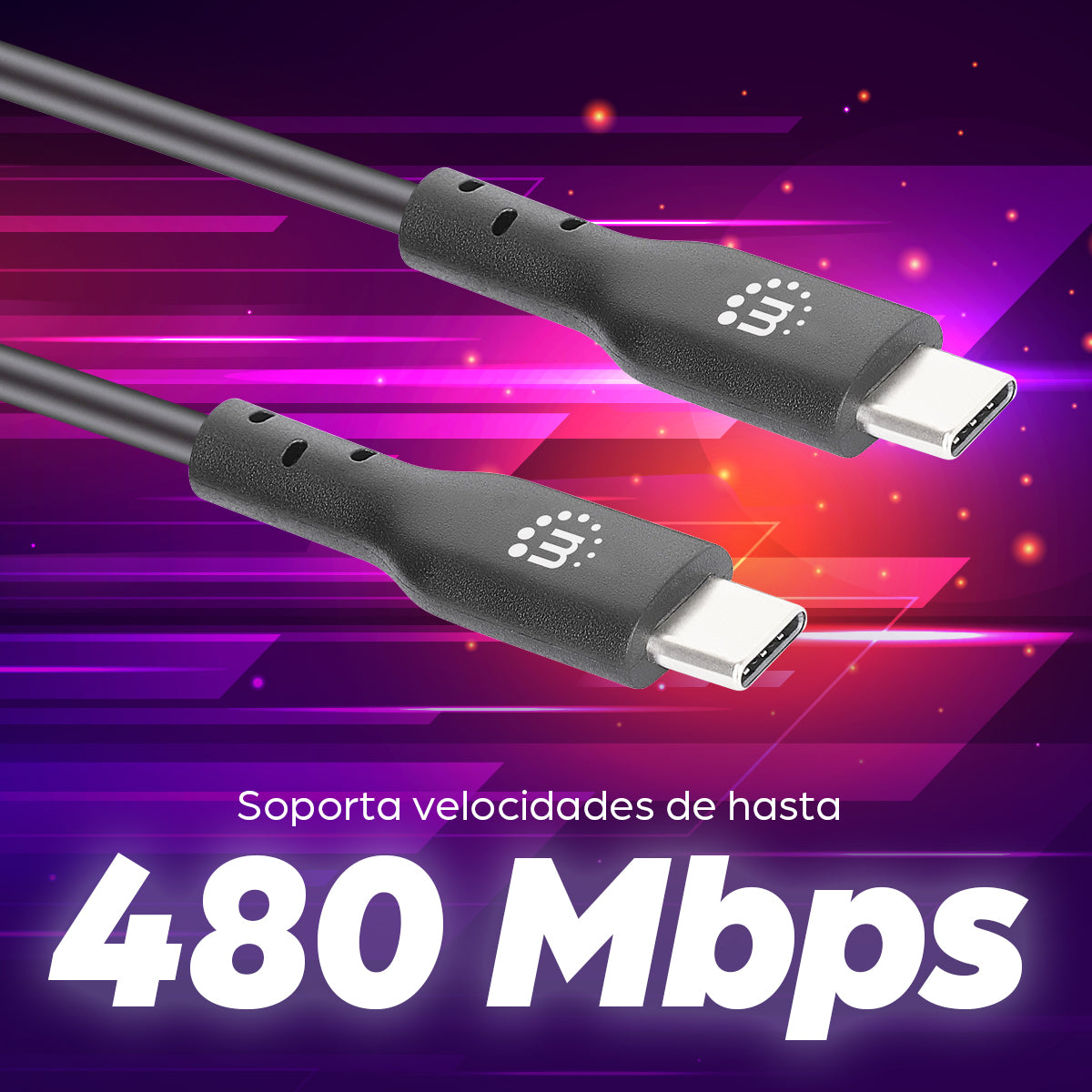 Cable USB-C a C de Alta Velocidad