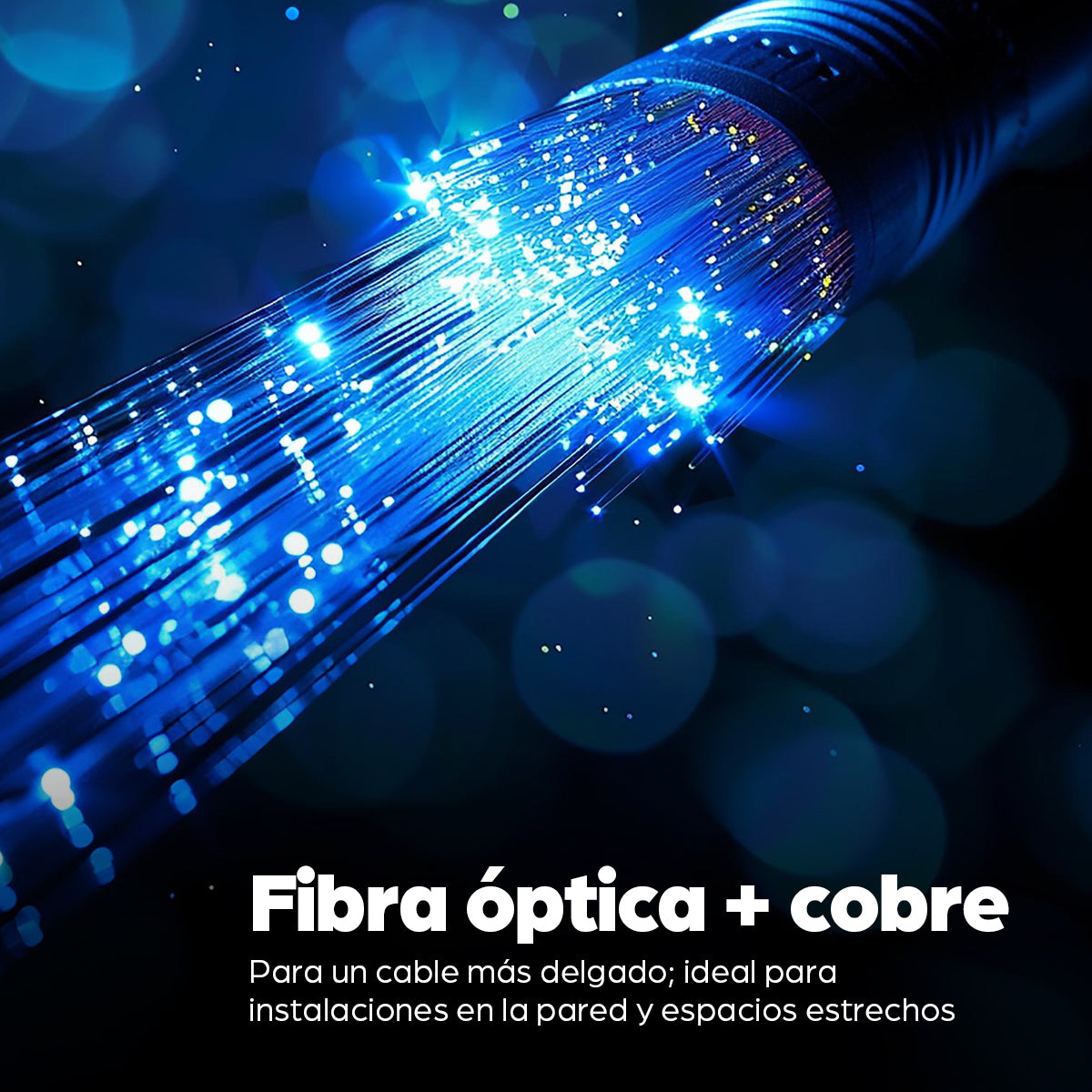 Cable Óptico Activo HDMI de Alta Velocidad con conector HDMI desmontable (Plenum)