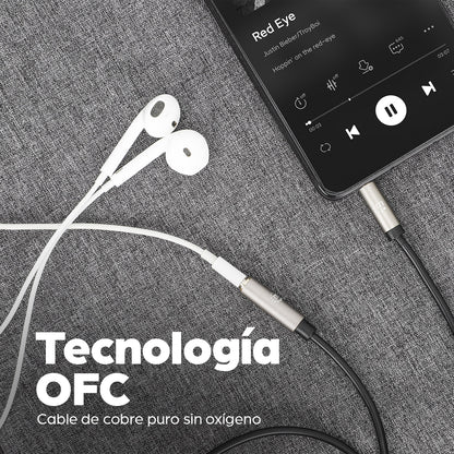 Extensión de Cable Auxiliar de Audio Estéreo