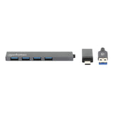 Hub de 4 puertos USB 3.2 Gen 1 con conector adaptable a Tipo C o Tipo A Image 3