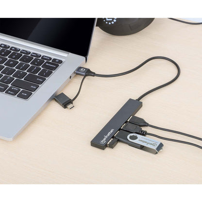 Hub de 4 puertos USB-A 3.2 Gen 1 con conector adaptable de USB-A a USB-C Image 6