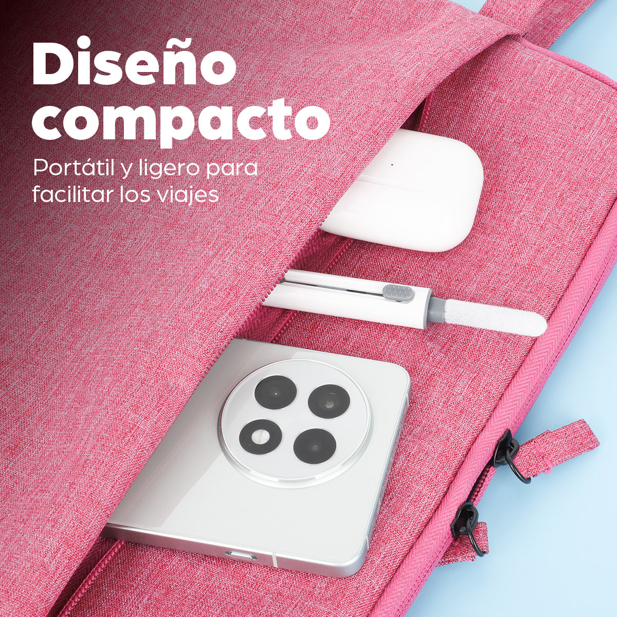 Pluma de limpieza para audífonos 3 en 1