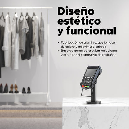Soporte para Terminal Punto de Venta VeriFone® VX 520 (para terminal de tarjetas de crédito)