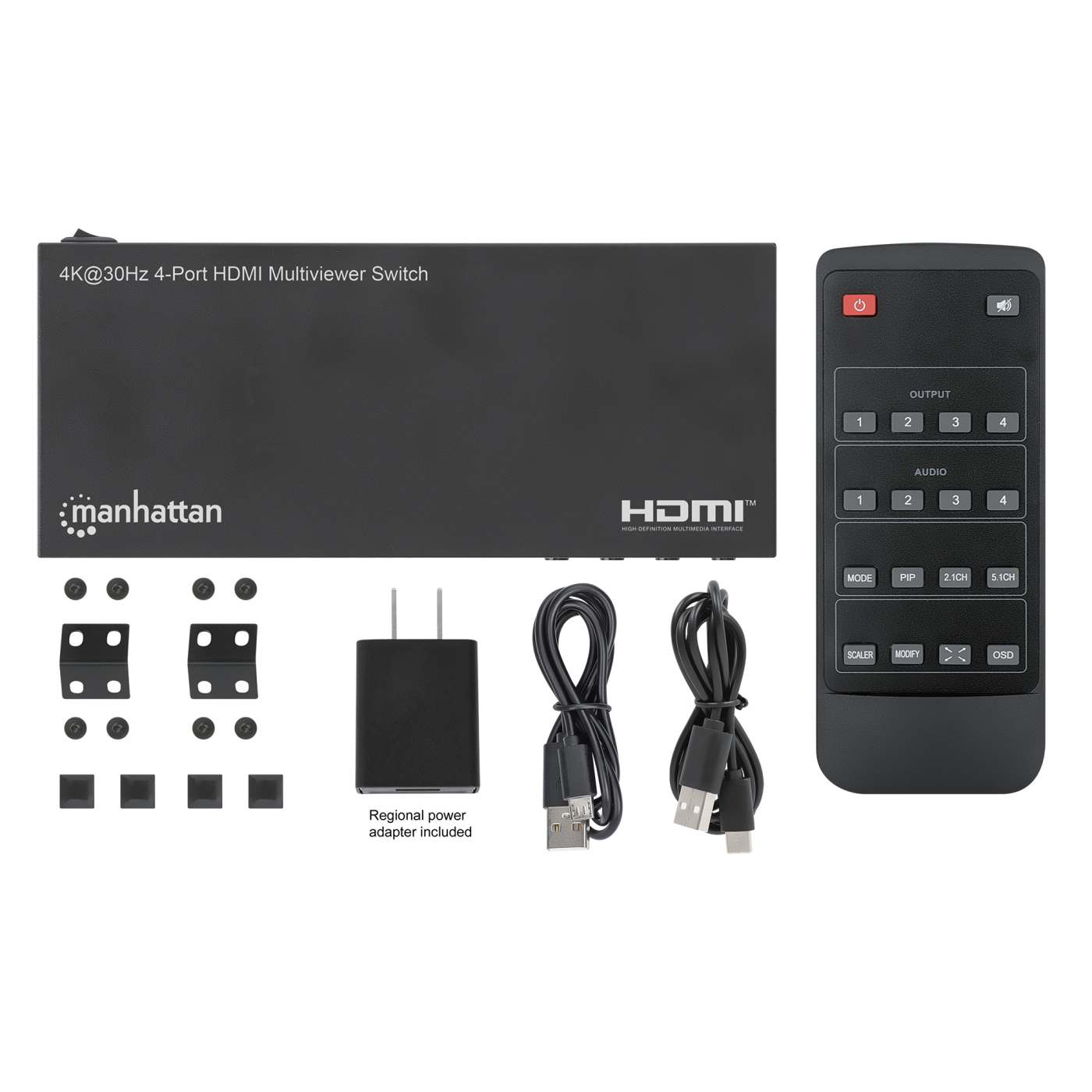 Switch Multiviewer HDMI de 4 puertos 4K Image 13