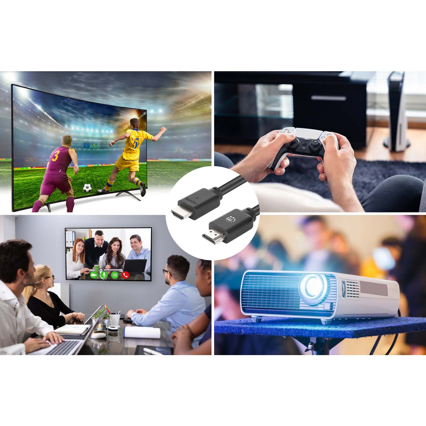 Cable HDMI de Alta Velocidad 4K@60Hz con Ethernet, 1 m Image 5