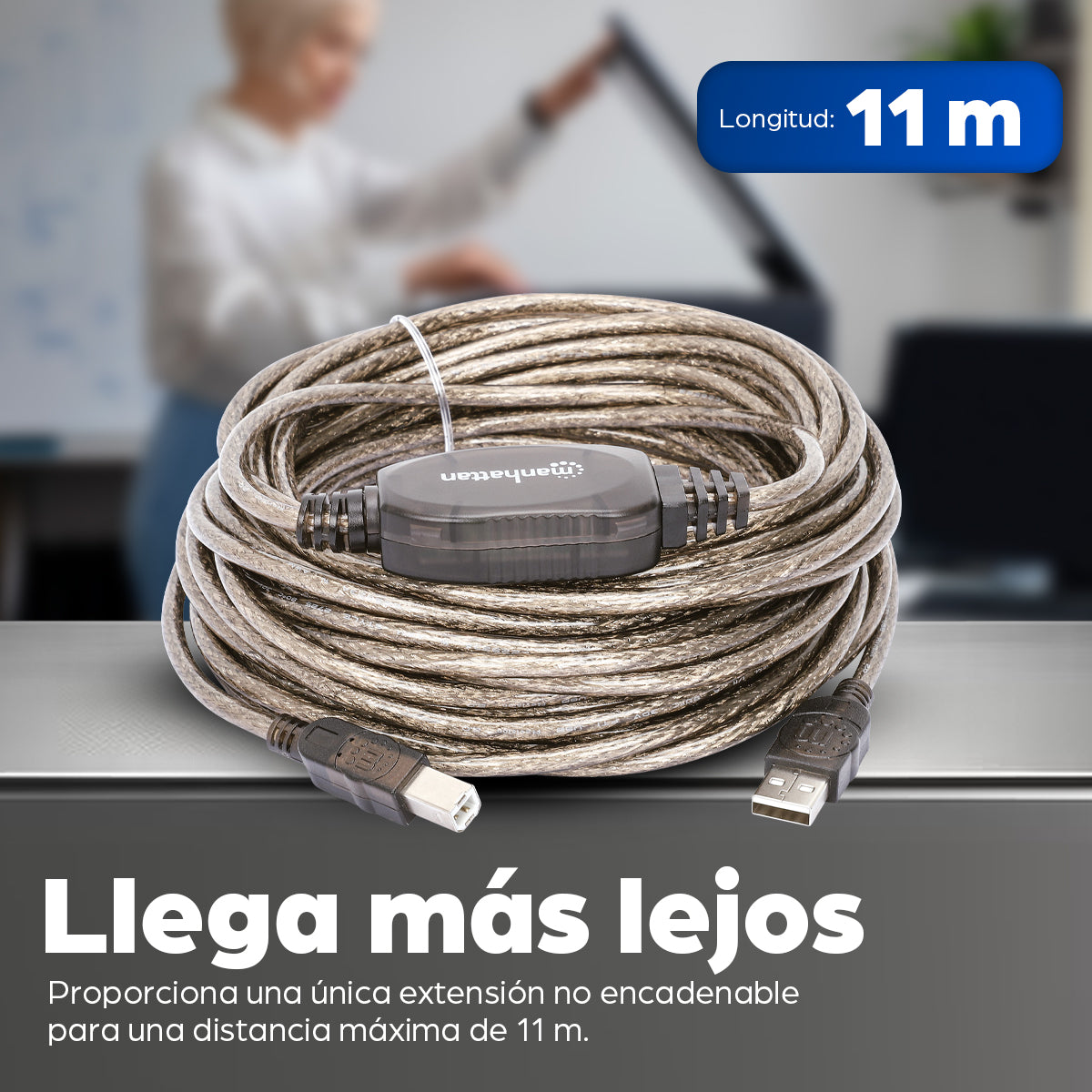 Cable USB 2.0 activo