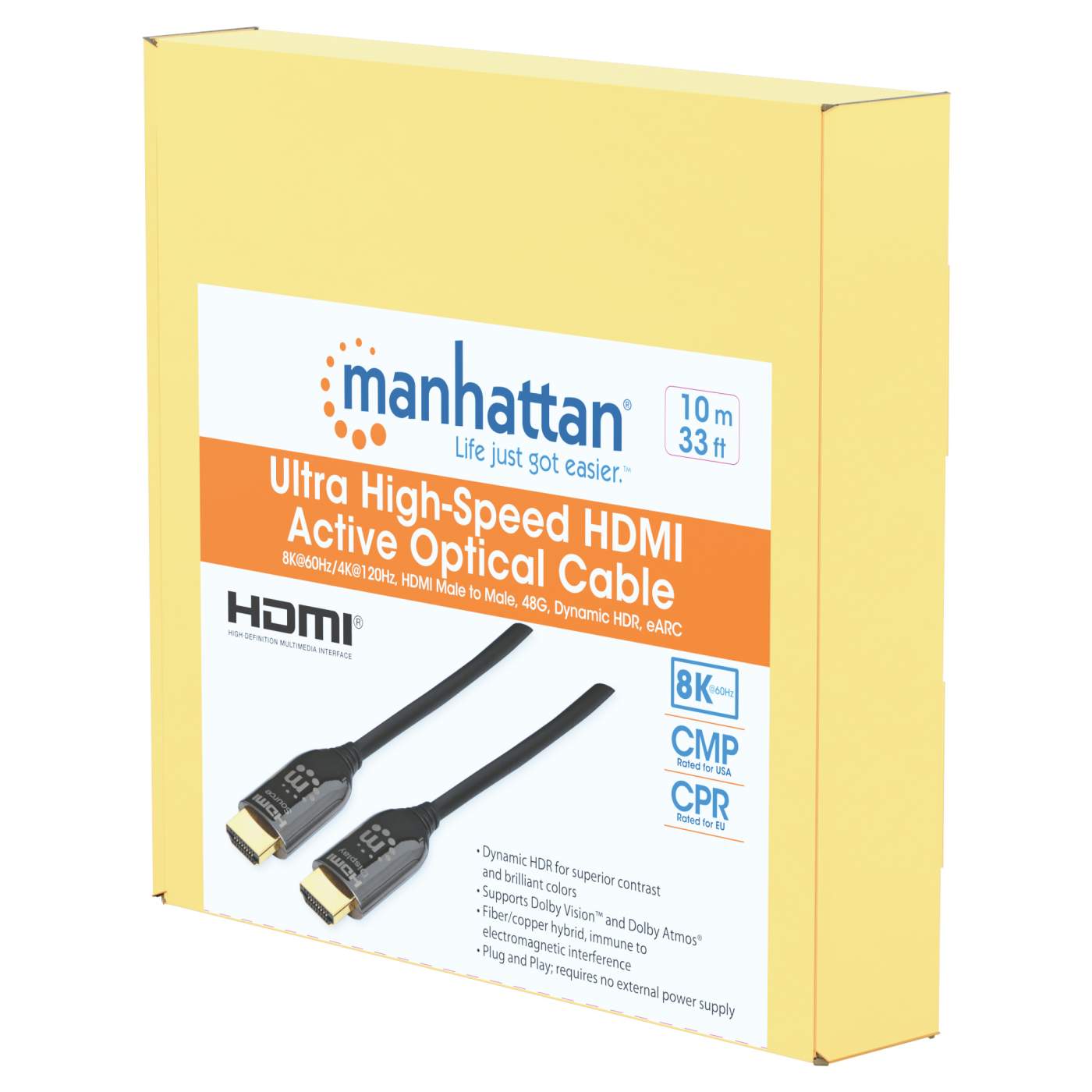Cable Óptico Activo HDMI Certificado 8K@60Hz Packaging Image 2