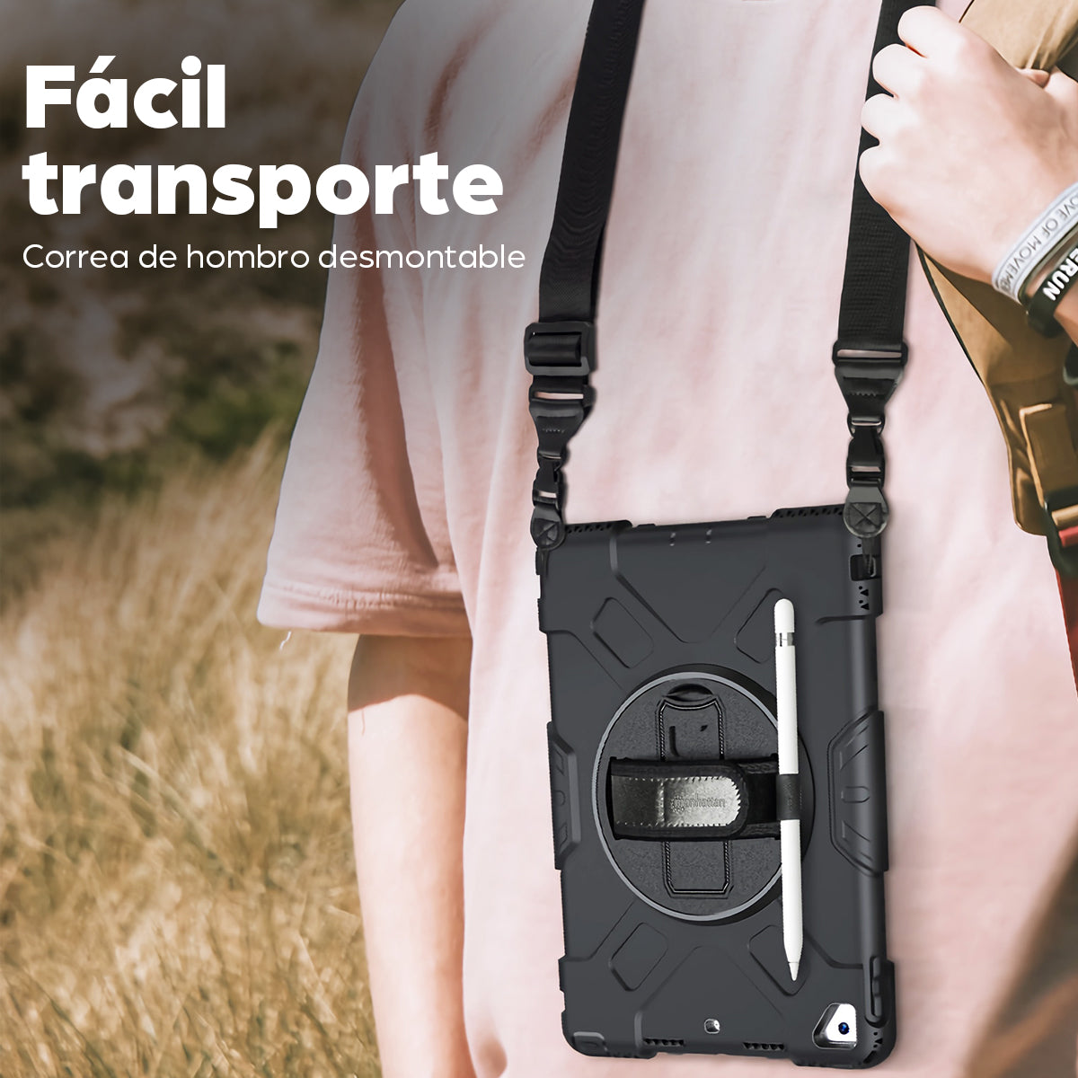 Funda rígida de uso rudo para iPad® de 10.2" (8ª y 9ª Gen)