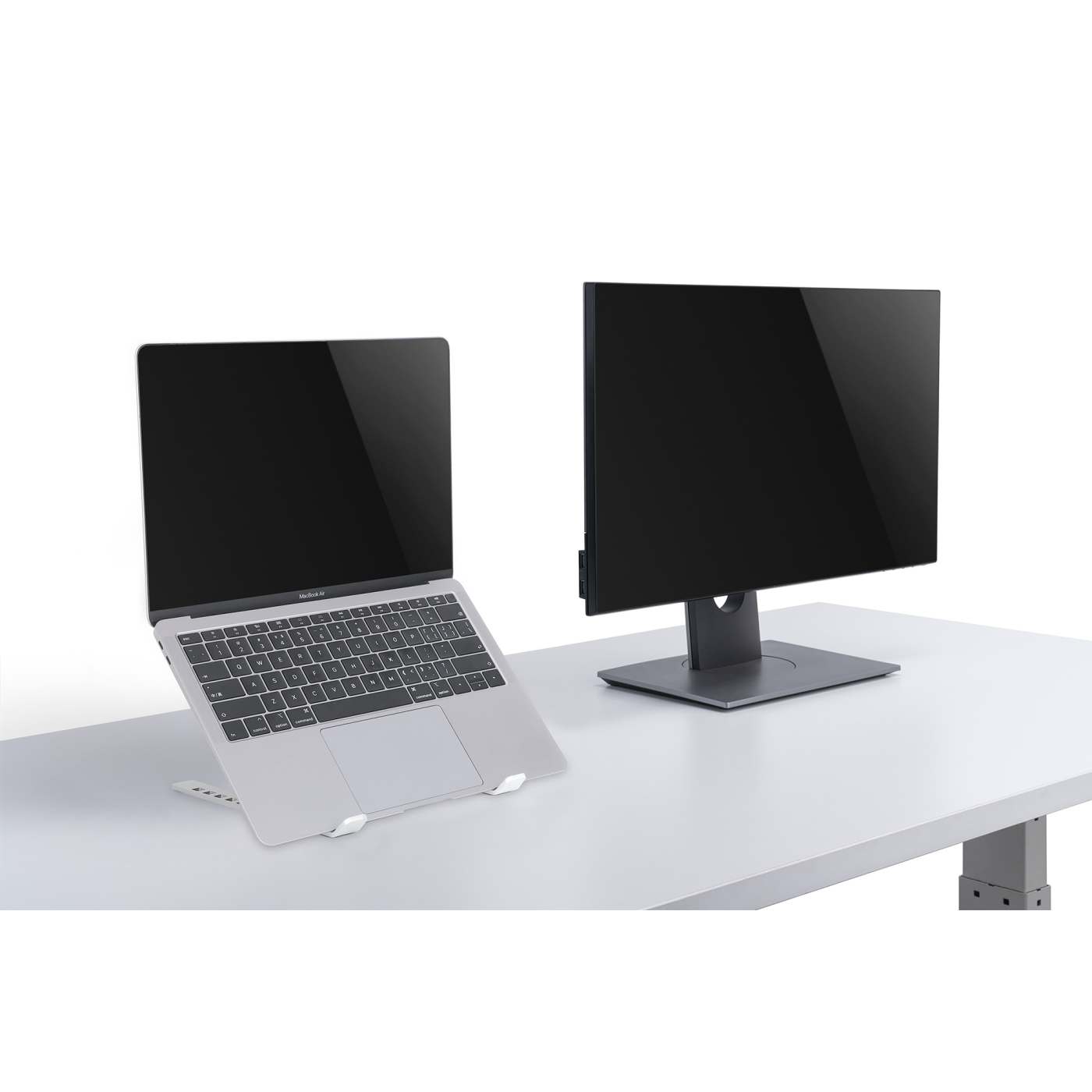 Soporte de aluminio para laptop o tablet con elevación ajustable, ECO Image 11