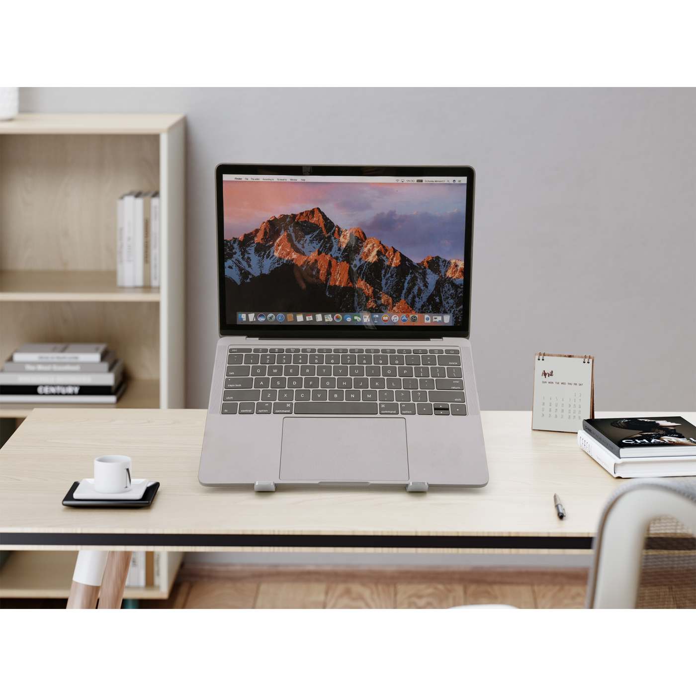 Soporte de aluminio para laptop o tablet con elevación ajustable, ECO Image 8