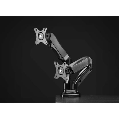 Soporte de aluminio con pistones de gas para dos monitores Image 12