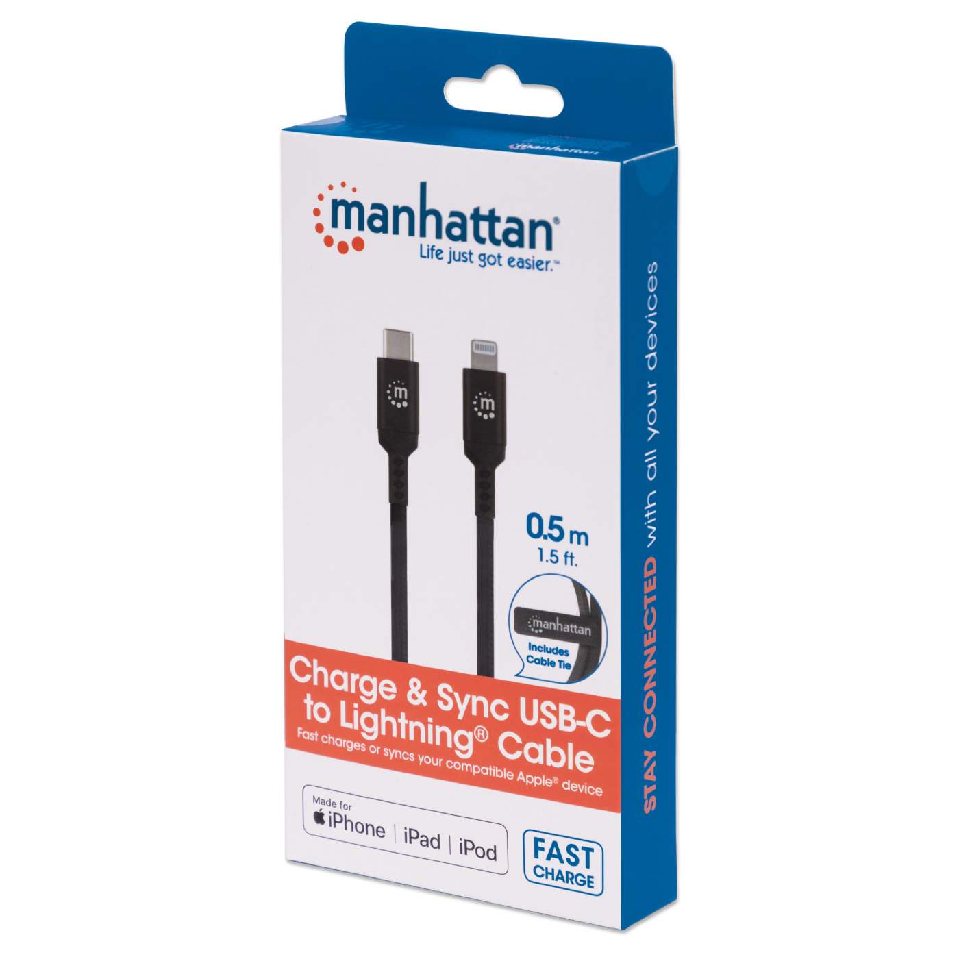 Cable USB-C a Lightning® para carga y sincronización  Packaging Image 2