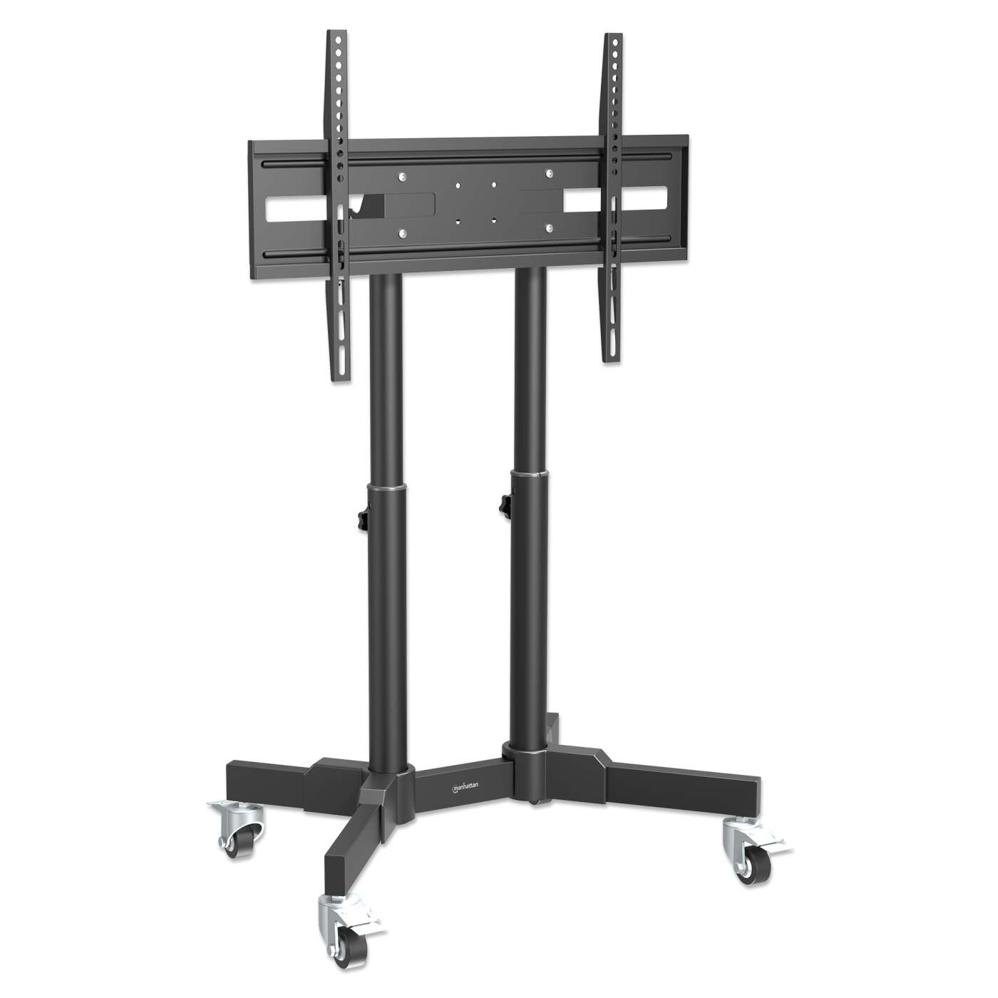 Soporte de carrito compacto con altura ajustable de TV para 23" a 70" Image 9