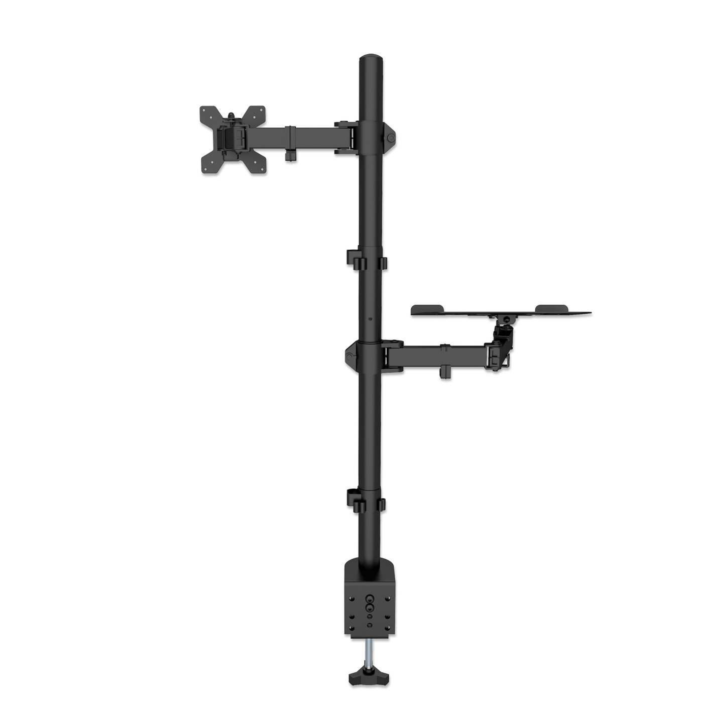 Soporte combinado de escritorio para laptop y monitor de 13" a 32" Image 5