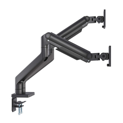 Soporte de aluminio con sistema de pistón para 2 monitores de 17" a 45" Image 10