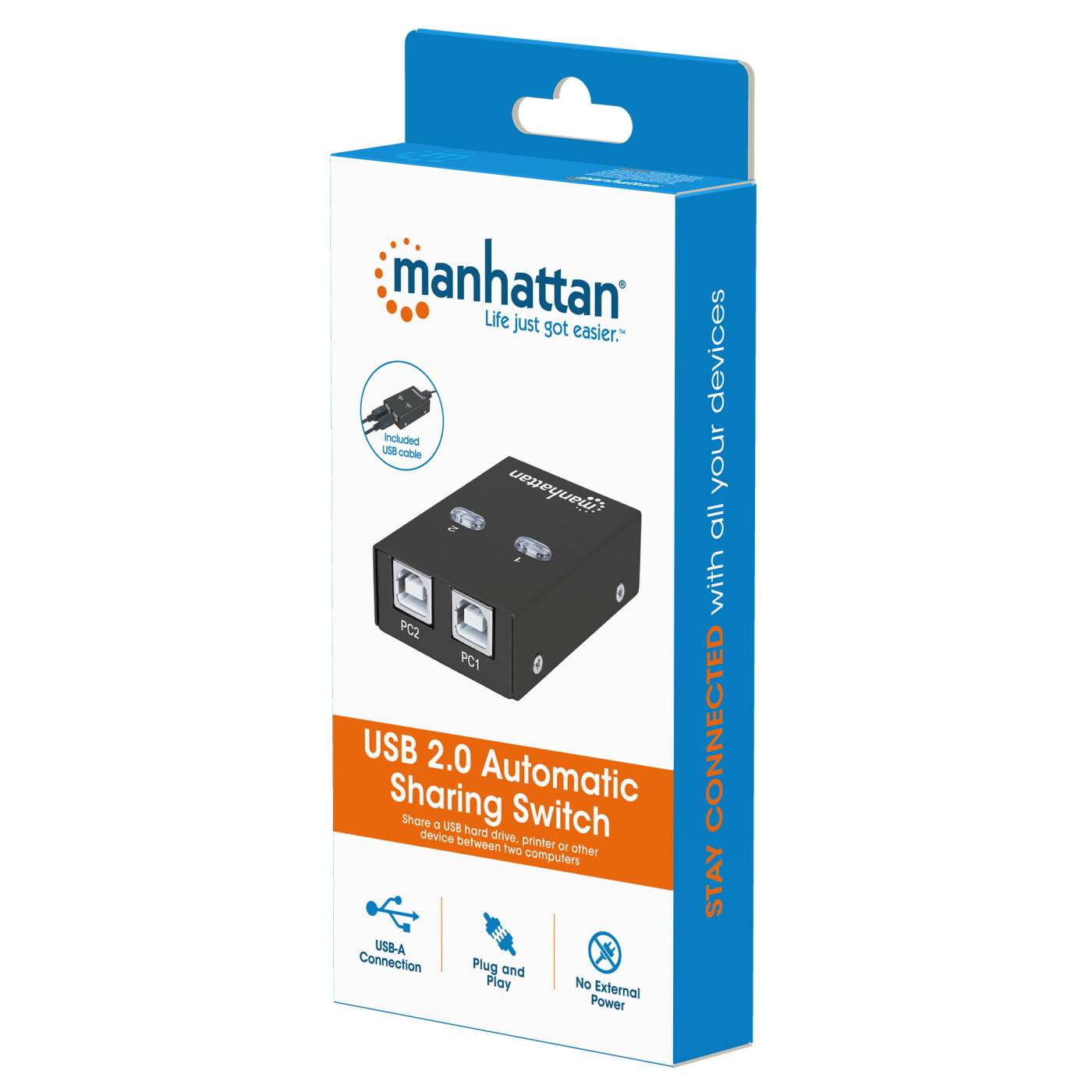 Switch Automático para compartir dispositivos USB de Alta Velocidad 2.0 Packaging Image 2