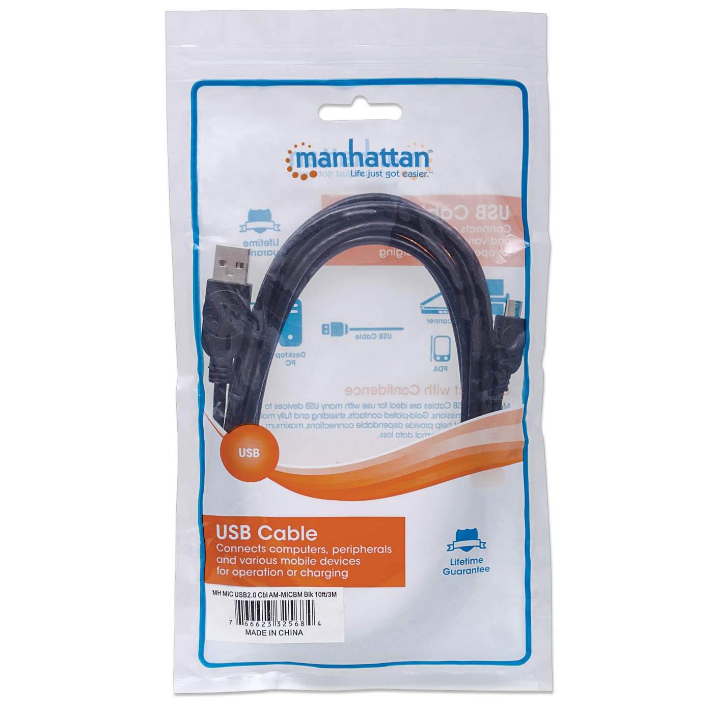 Cable para Dispositivos USB Micro-B de Alta Velocidad Packaging Image 2