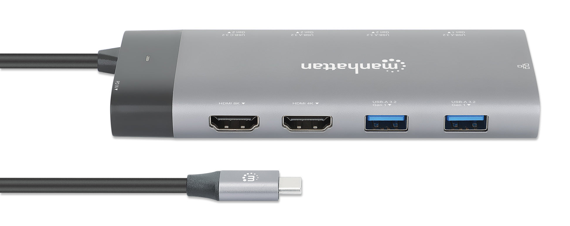 Docking Station USB-C para monitor dual 8K y carga PD Image 5