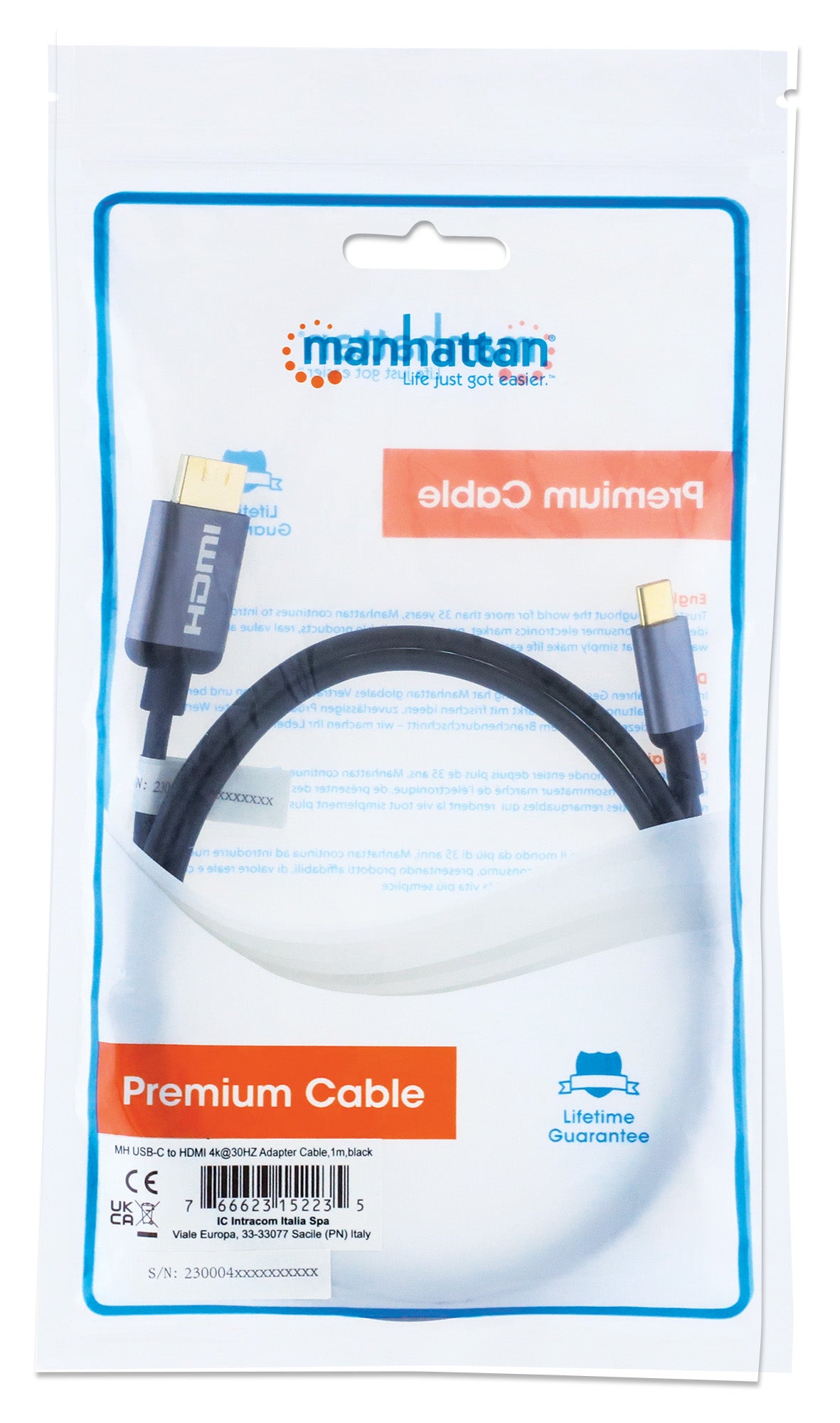 Cable adaptador de USB-C a HDMI Packaging Image 2