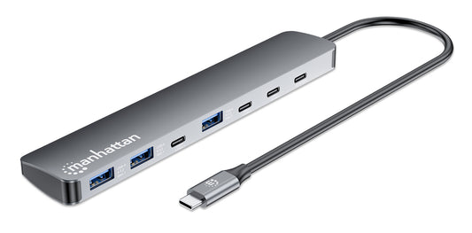 Hub de 7 puertos 10G/5G USB-C / USB-A 4+3 con Power Delivery Image 1