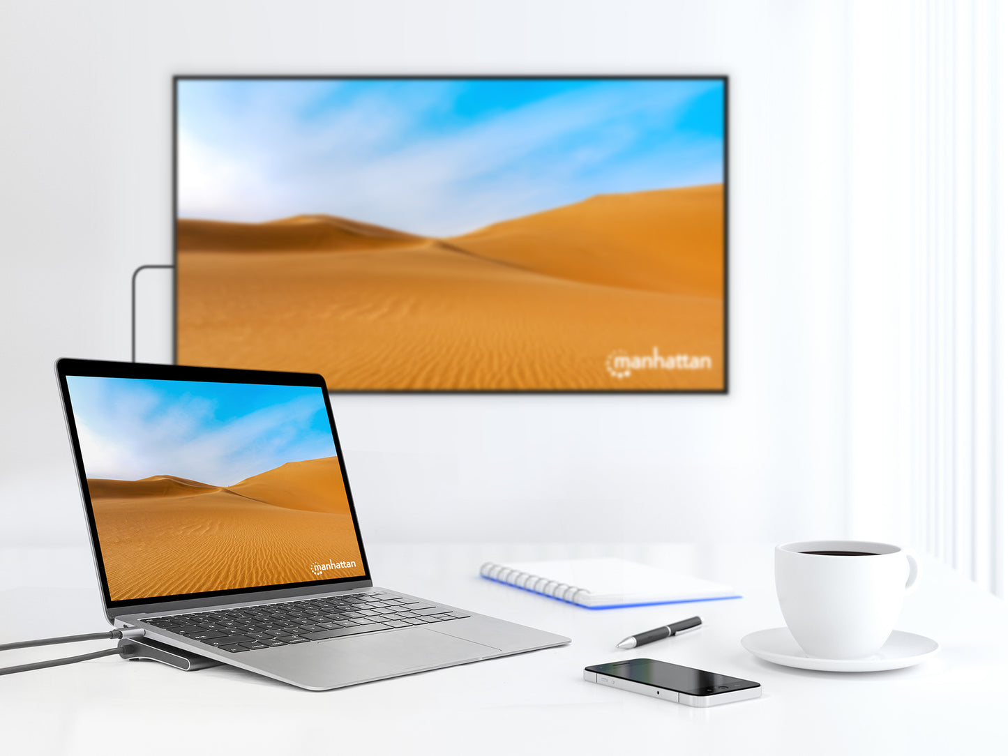 Estación de carga / Hub multipuerto USB-C PD 12 en 1 para tres pantallas 4K Image 10