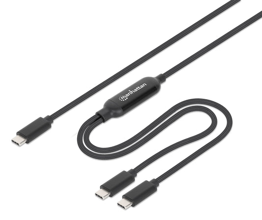 Cable de carga USB-C doble 100 W, 2 m (7 ft) Image 1