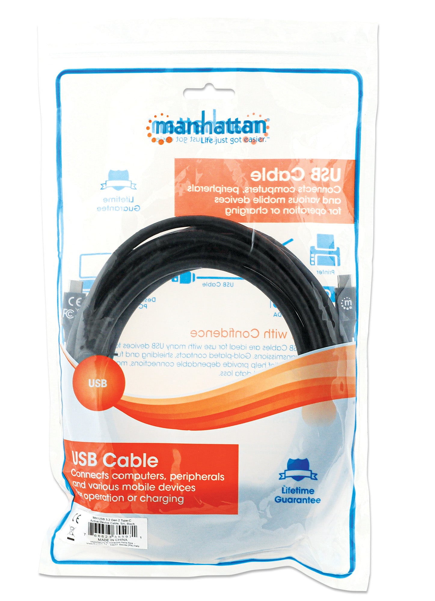 Cable activo para dispositivos USB 3.2 Gen 2 tipo C Packaging Image 2